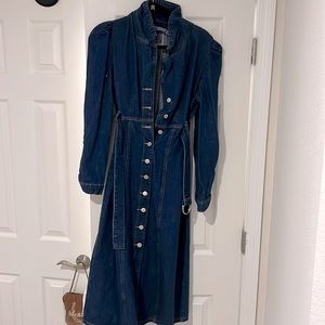 Work once warm denim dress